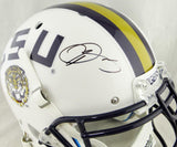 Odell Beckham Autographed LSU Tigers F/S White Authentic Schutt Helmet- JSA W