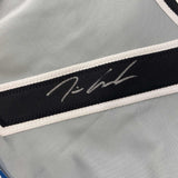 Autographed/Signed Tim Anderson Chicago Grey Baseball Jersey Beckett BAS COA