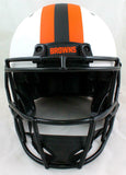 Jarvis Landry Autographed Browns F/S Speed Authentic Lunar Helmet-Beckett W Holo