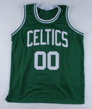Robert Parish Signed Celtics Career Stat Jersey (TriStar Holo) Boston 9xAll Star