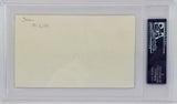 Stan Mikita Chicago Blackhawks Great, Signed 3x5 Index Card Died: August 7, 2018