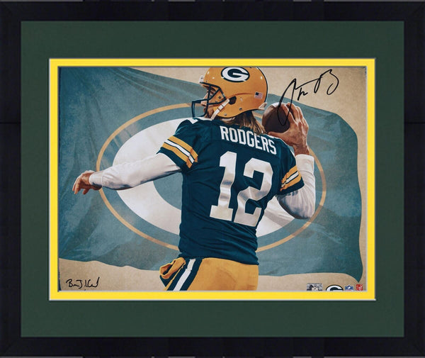 Signed Aaron Rodgers Packers 16x20 Photo