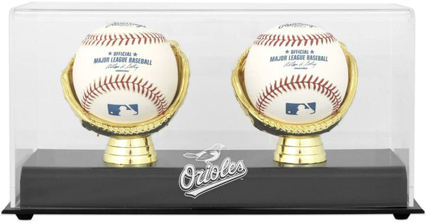 Orioles Gold Glove Double Baseball Logo Display Case - Fanatics
