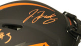 Drew Lock Sutton & Jeudy Signed Broncos Authentic Eclipse Helmet JSA 29661