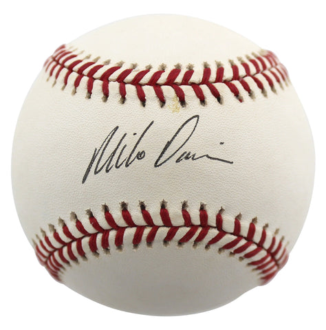 Athletics Mike Davis Authentic Signed Bobby Brown Oal Baseball Autographed BAS