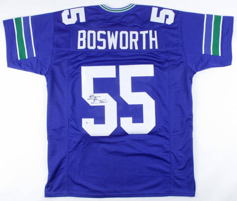 Brian Bosworth Signed Seattle Seahawks Jersey (Beckett COA) Oklahoma Sooners LB