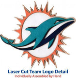 Dan Marino Miami Dolphins Dlx Frmd Signed M&N Teal Rep Jersey & "HOF 05" Insc