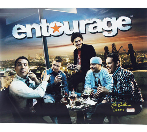 Kevin Dillon Signed Entourage Unframed 16x20 Photo - Cast at Table-Drama