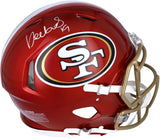 Deebo Samuel 49ers Signed Riddell Flash Alternate Speed Authentic Helmet