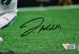 Jaylen Waddle Autographed Miami Dolphins 8x10 Catch Photo- Fanatics *Black