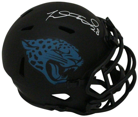 Fred Taylor Autographed Jacksonville Jaguars Eclipse Mini Helmet BAS 32545