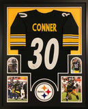 James Conner Signed Steelers 34x42 Framed Jersey (JSA) 2017 3rd RD Draft Pick RB
