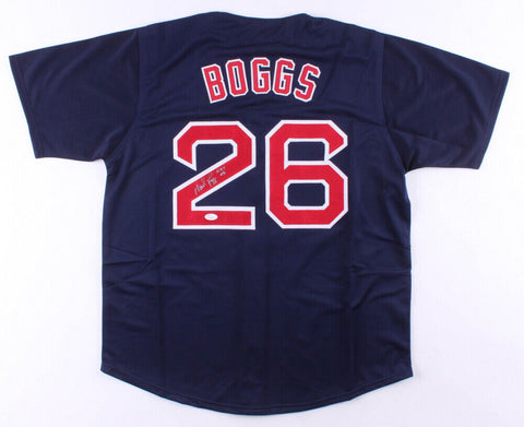Wade Boggs Signed Boston Red Sox Jersey Inscribed "HOF 05" (JSA COA) All Star 3B
