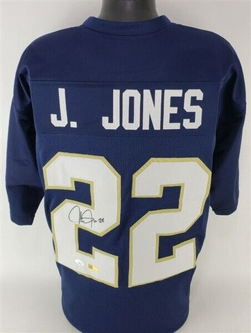 Julius Jones Signed Notre Dame Fighting Irish Jersey (JSA COA) Dallas Cowboys RB