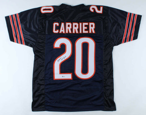 Mark Carrier Signed Chicago Bears Jersey (Beckett COA) 3xPro Bowl Safety / USC