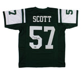 Bart Scott Signed New York Custom Green Jersey