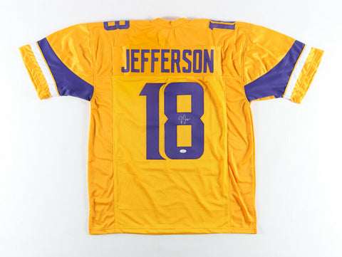Justin Jefferson Signed Minnesota Vikings Jersey (JSA COA) 2020 1st Round Pck WR
