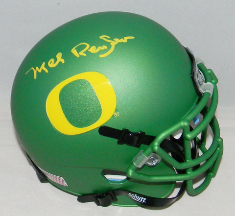 College Authentics Mel Renfro Autographed Signed Oregon Ducks #20 Green Throwback Jersey COA