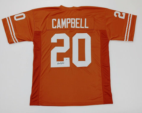 Earl Campbell Signed Texas Longhorns Jersey (Beckett COA) Oilers All Pro R.B