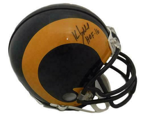 Kevin Greene Autographed Los Angeles Rams Riddell Mini Helmet HOF JSA 15138