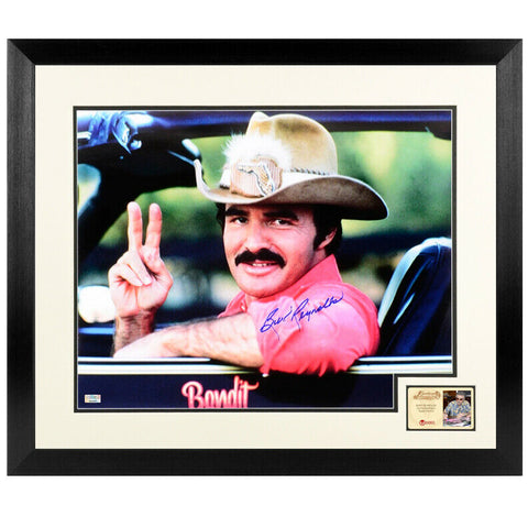 Burt Reynolds Autographed Smokey and The Bandit 16x20 Framed Photo