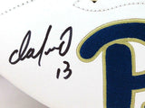 Dan Marino Autographed Pittsburgh Panthers Logo Football- Beckett W *Black