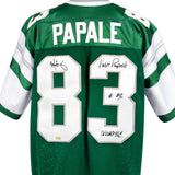 Mark Wahlberg and Vince Papale Autographed Invincible Philadelphia Eagles Jersey