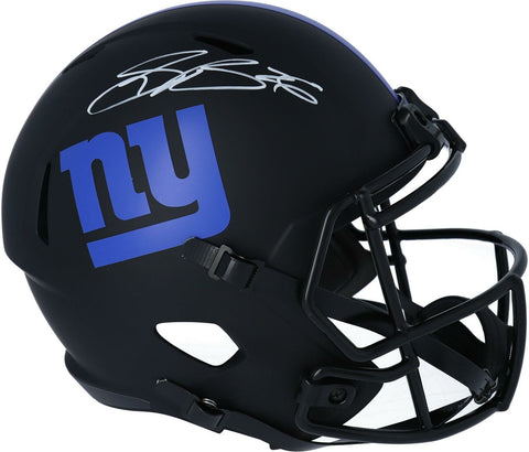 Saquon Barkley New York Giants Signed Eclipse Alternate Speed Replica Helmet
