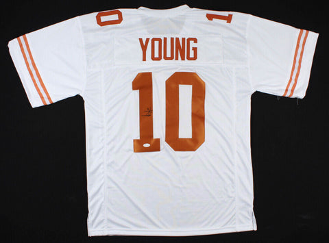 Vince Young Signed Texas Longhorns Jersey (JSA COA) Tennessee Titans Quarterback
