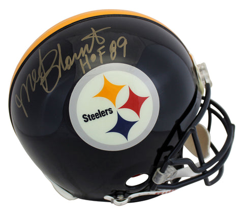 Steelers Mel Blount HOF 89 Authentic Signed Full Size Proline Helmet BAS #Z32509