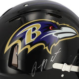 Rashod Bateman Baltimore Ravens Signed Riddell Speed Authentic Helmet
