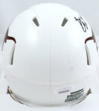 Sam Ehlinger Autographed Texas Longhorns Speed Mini Helmet-JSA W *Black