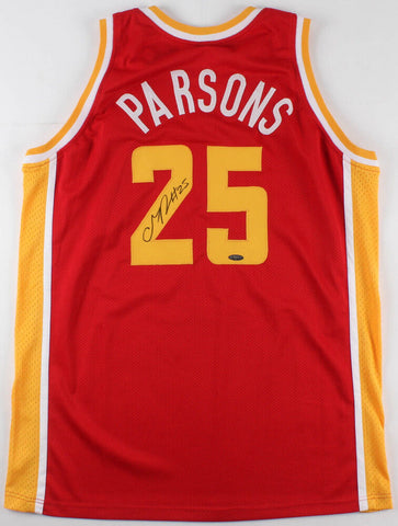 Chandler Parsons Signed Houston Rockets Red Jersey (Tristar Hologram) Fl. Gators