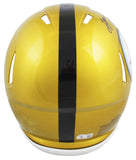 Steelers Lynn Swann "HOF 01" Signed Flash Full Size Speed Proline Helmet BAS Wit