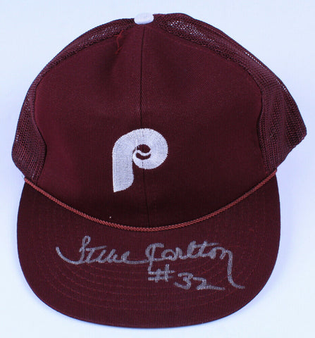 Steve Carlton Signed Philadelphia Phillies Hat (JSA COA) 329 Wins / 4136 K's HOF