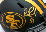 Bill Romanowski Autographed San Francisco 49ers Eclipse Mini Helmet- JSA W *Gold
