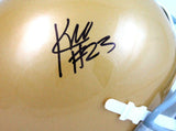 Kyren Williams Autographed Notre Dame Schutt Mini Helmet-JSA W *Black