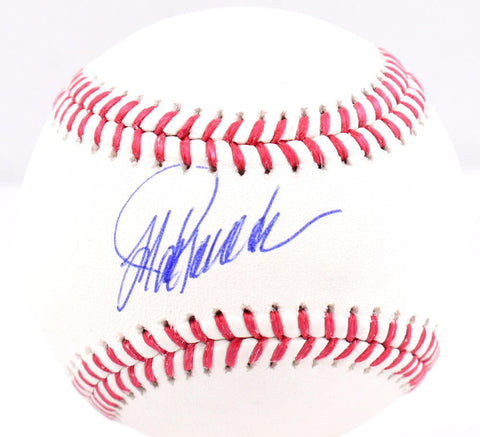 Jorge Posada Autographed Rawlings OML Baseball- Beckett W Hologram *Blue