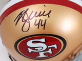 Kyle Juszczyk Signed San Francisco 49ers Mini Helmet- Beckett W Hologram *Black