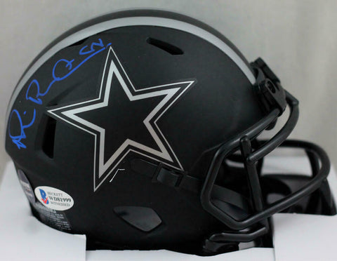 Michael Irvin Signed Dallas Cowboys Eclipse Speed Mini Helmet - Beckett W Auth