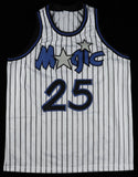 Nick Anderson Signed Magic Jersey (PSA COA) 1989 1st Ever Draft Pick by Orlando