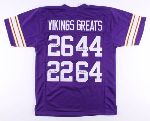 Vikings Greats Jersey Signed by (4) R.Smith, C.Foreman, P.Krause, R.McDaniel JSA