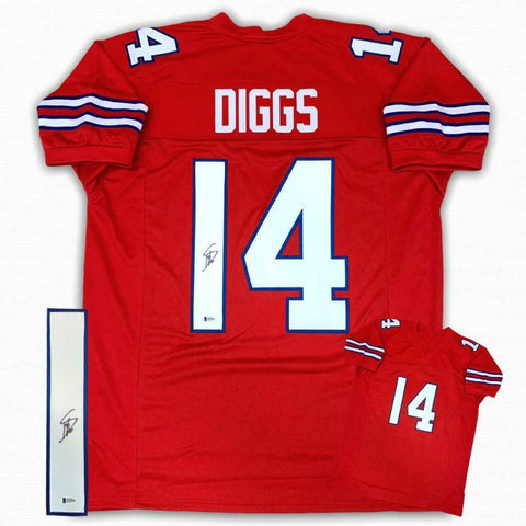 Stefon Diggs Autographed SIGNED Jersey - Red - Beckett Authentic
