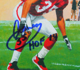Aeneas Williams Signed Arizona Cardinals Goal Line Art Card W/ HOF- Beckett Auth