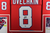 Alexander Ovechkin Signed Capitals Framed Fanatics XL Red Jersey FAN 36981