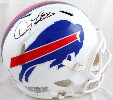 Doug Flutie Autographed Buffalo Bills F/S Speed Authentic Helmet-Beckett W Holo