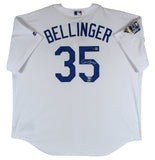 Dodgers Cody Bellinger Signed White Majestic Jersey w/ 2018 WS Patch BAS & MLB