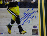 EDDIE LACY AUTOGRAPHED FRAMED 8X10 PHOTO GREEN BAY PACKERS PSA/DNA STOCK #90600