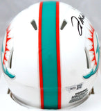 Jaylen Waddle Autographed Miami Dolphins Speed Mini Helmet-Fanatics *Black