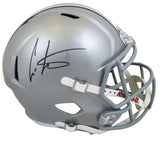 Ohio State Cris Carter Authentic Signed Full Size Speed Rep Helmet BAS Witnessed